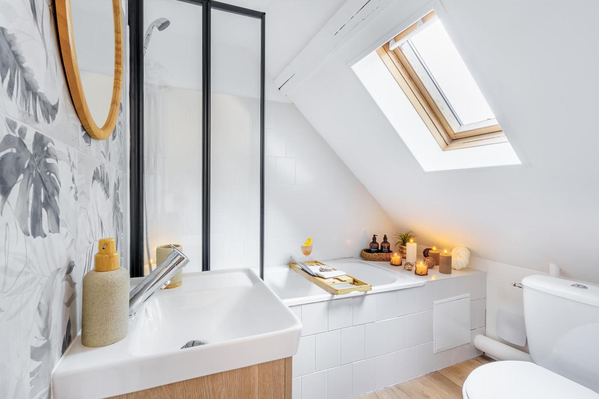 Maisonnette Bleu Horizon Avec Jardin - 2Min Gare - Serenito Homes Saint-Just-en-Chaussee Eksteriør bilde