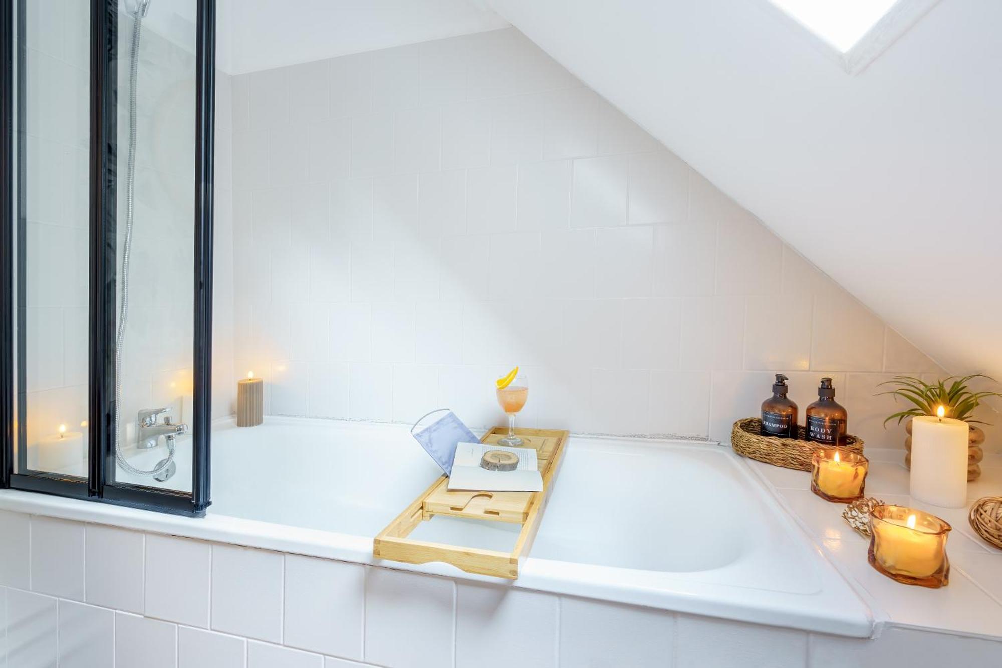 Maisonnette Bleu Horizon Avec Jardin - 2Min Gare - Serenito Homes Saint-Just-en-Chaussee Eksteriør bilde