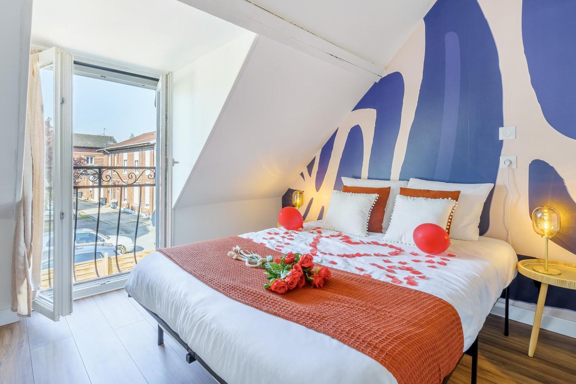 Maisonnette Bleu Horizon Avec Jardin - 2Min Gare - Serenito Homes Saint-Just-en-Chaussee Eksteriør bilde